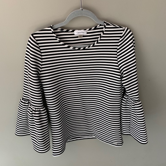 Calvin Klein Ribbed Top Size Small - Picture 3 of 7